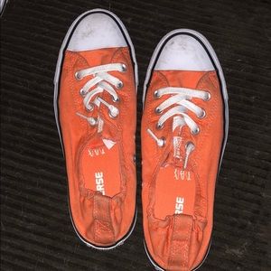 Rare salmon color slip ons. Size 8.5. Great shape
